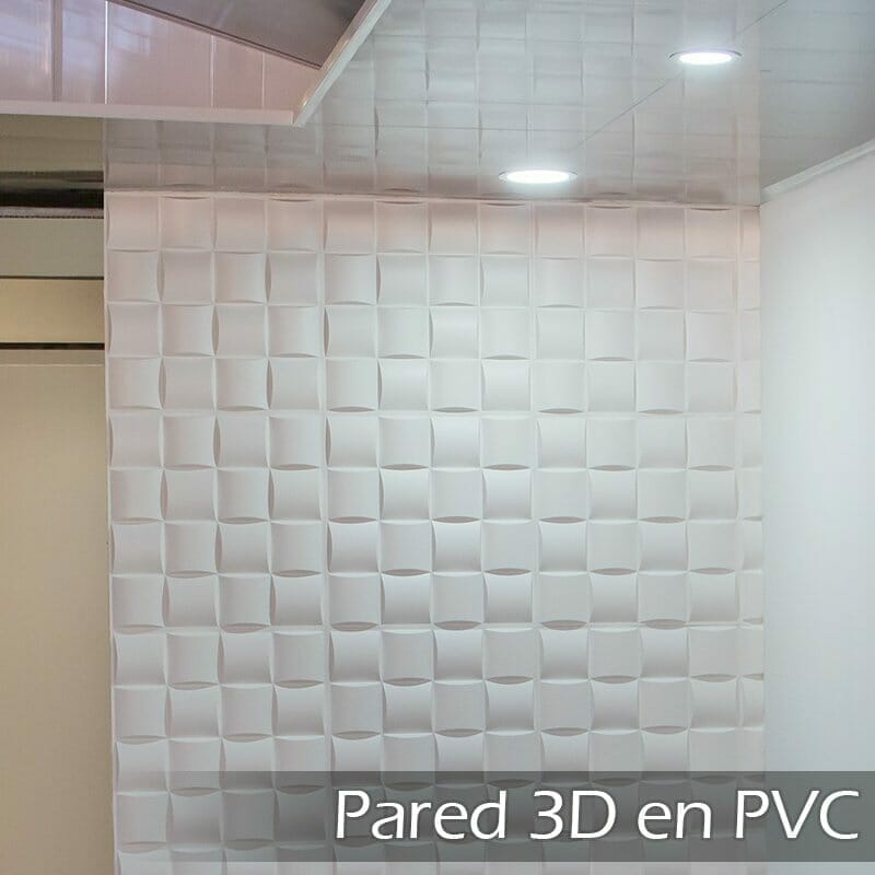 Instalación Pared en PVC 3D - PVC Global Constructions - Colombia